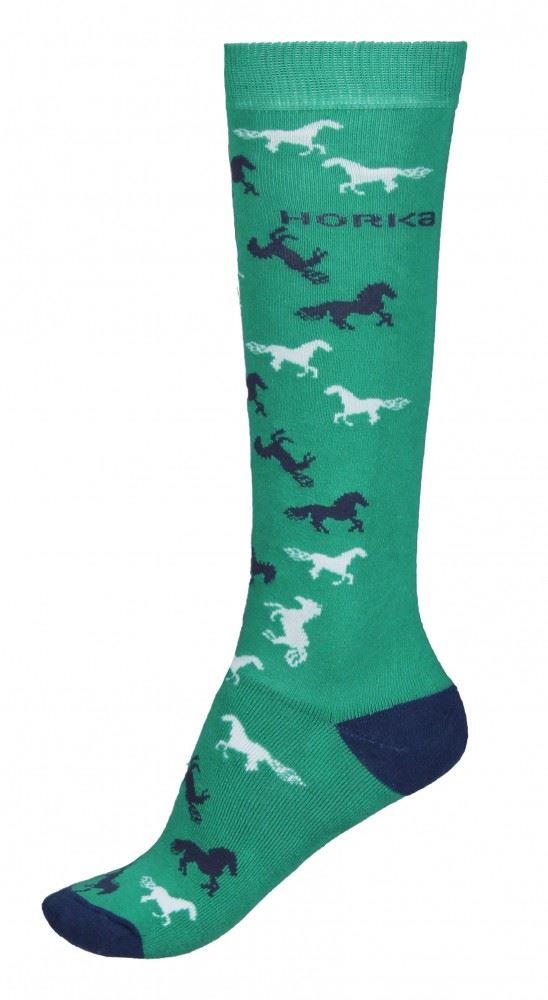 Horka 3xPairs Socks Horses Mint