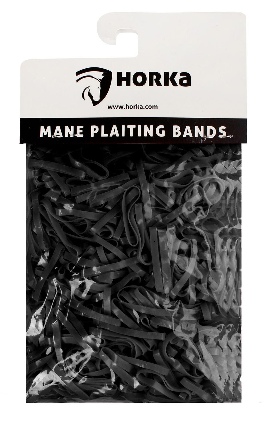 Horka Mane 'Plaiting Bands' Grooming Accessories Black