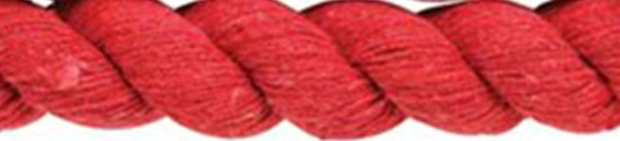 R90 Cottage Craft Cotton Lead Rope Red
