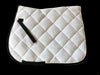 White Horse Equestrian Soft Touch Saddle Pad  White