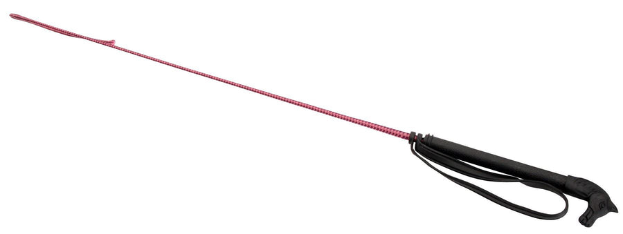 Red Horse Whip Horsehandle Whips Cashmere Rose 65cm Pink