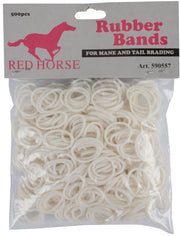 Red Horse Rubber Bands Rh Grooming White