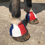 White Horse Equestrian Flex Overreach Boots Red/White/Blue