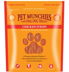 Pet Munchies Chicken Strips - 320 Gm