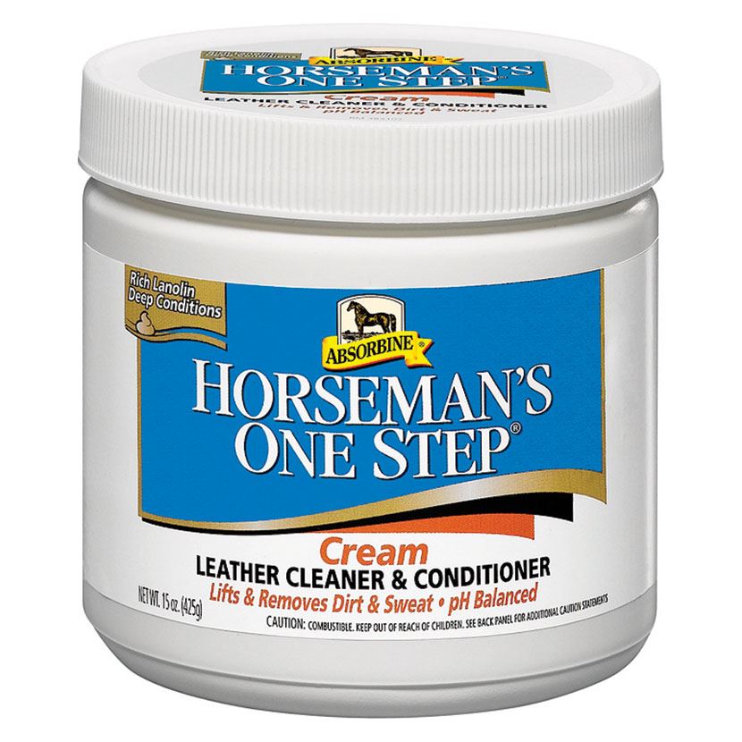 Absorbine Horsemans One Step Leather Cream White