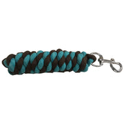 White Horse Equestrian Lizzi 2Meter Leadrope Turquoise/Brown