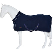 Best On Horse Supreme Ribbon Fleece Rug Navy