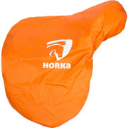 Horka Saddle Cover With Logo's Orange