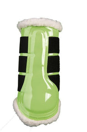HKM 4189 Brushing Boots Neon Green