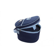Equi-Theme Helmet Bag Navy and Light Blue