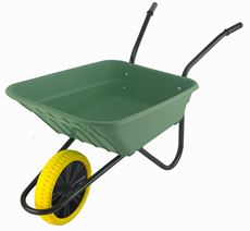 Multi-Purpose Wheelbarrow C/W Puncture Proof Wheel Green