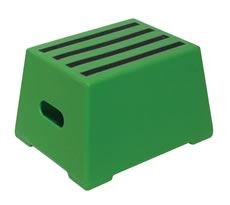 Classic Showjumps Premium Mounting Block One Tread Forest Green