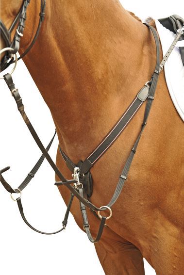 HKM Breastplate With Martingale Brown