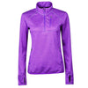 Dublin Nicola 1/4 Zip Thermal Midlayer Ladies Polo Shirts and Tops Ladies Purple