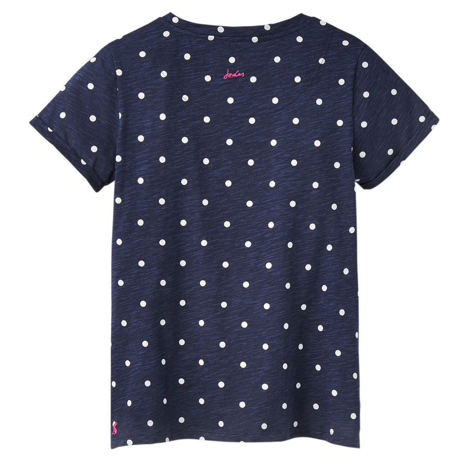 Joules Nessa Jersey Top French Navy Spot