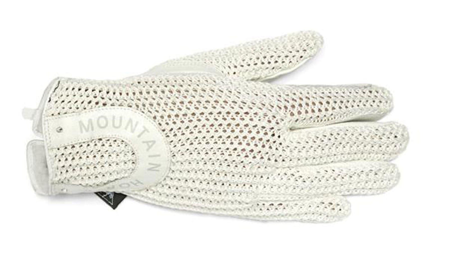 Mountain Horse Crochet Gloves II White