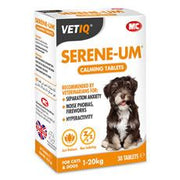 Vetiq Serene-Um Calming Tablets For Cats & Dogs 1-20Kg