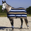 Equi-Theme 4006-- Stripe Fleece Sheet Blue