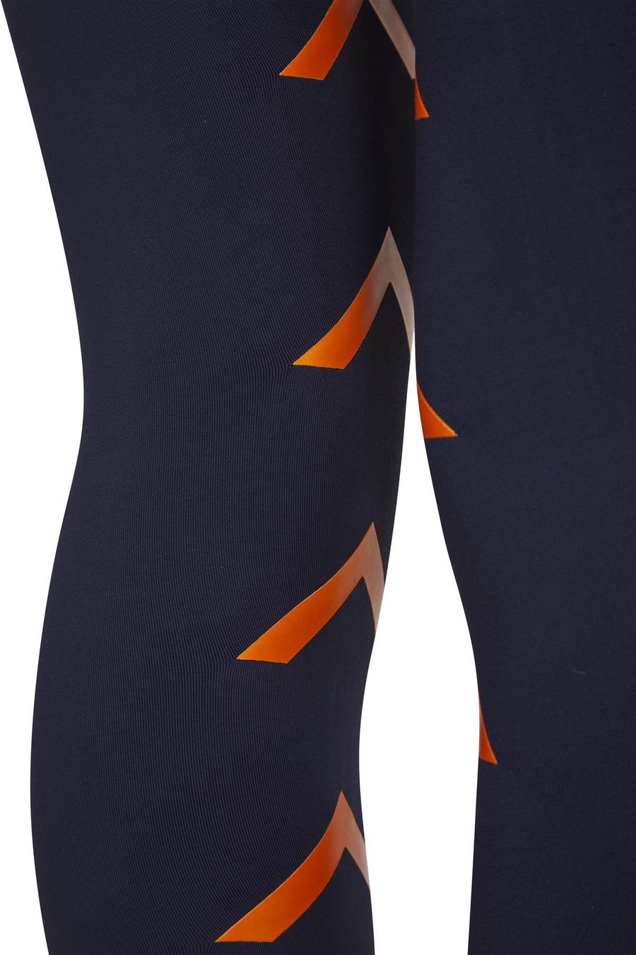 Bow And Arrow Tabah Riding Leggings Navy and Orange