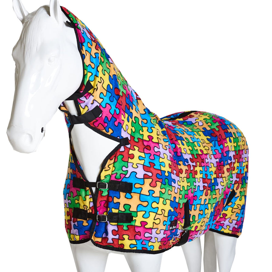 Best on Horse Print Rug Puzzle Stripe