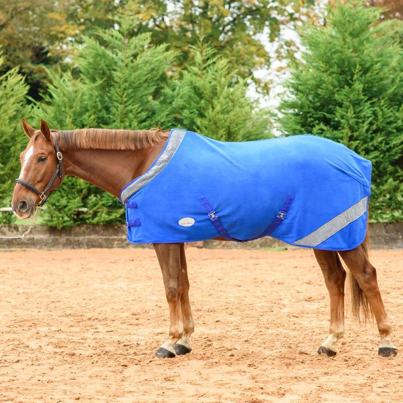 Best On Horse WoW Sparkle Fleece Rug Royal Blue