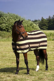 Equi-Theme Stripe Fleece Sheet Green