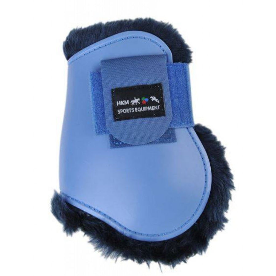 HKM 8771 Teddy Fetlock Boots Middle Blue