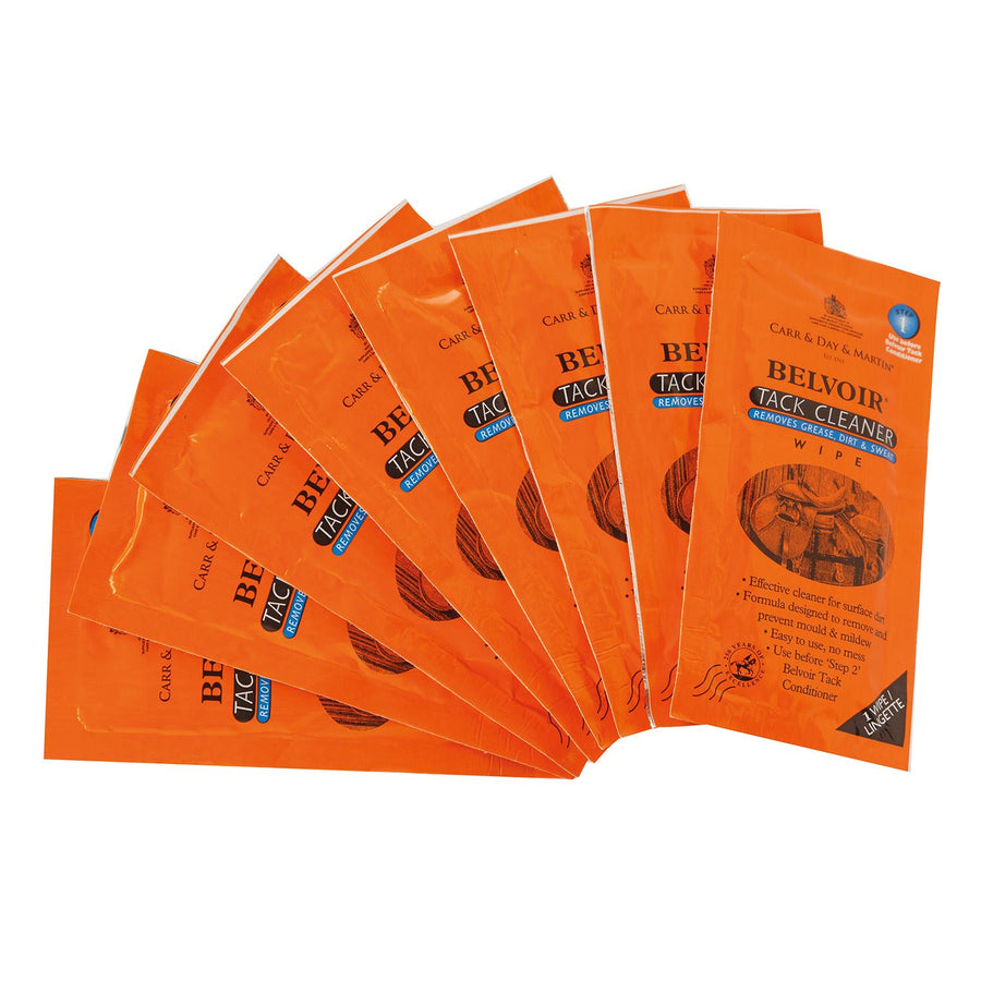 Carr, Day & Martin  Belvoir Tack Cleaning Wipes 15 Pack Orange