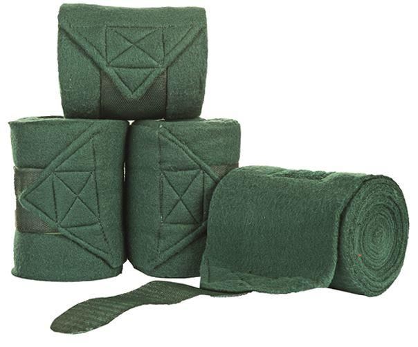 HKM Polar Fleece Bandages Green