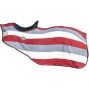 HKM Exercise Sheet Fashion Stripes Blankets Indigo/Off White/Wine Red