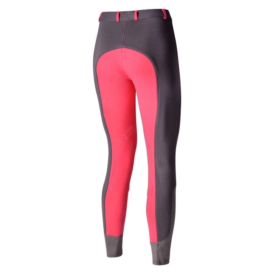 Bow & Arrow Day Breeches Charcoal/Pink