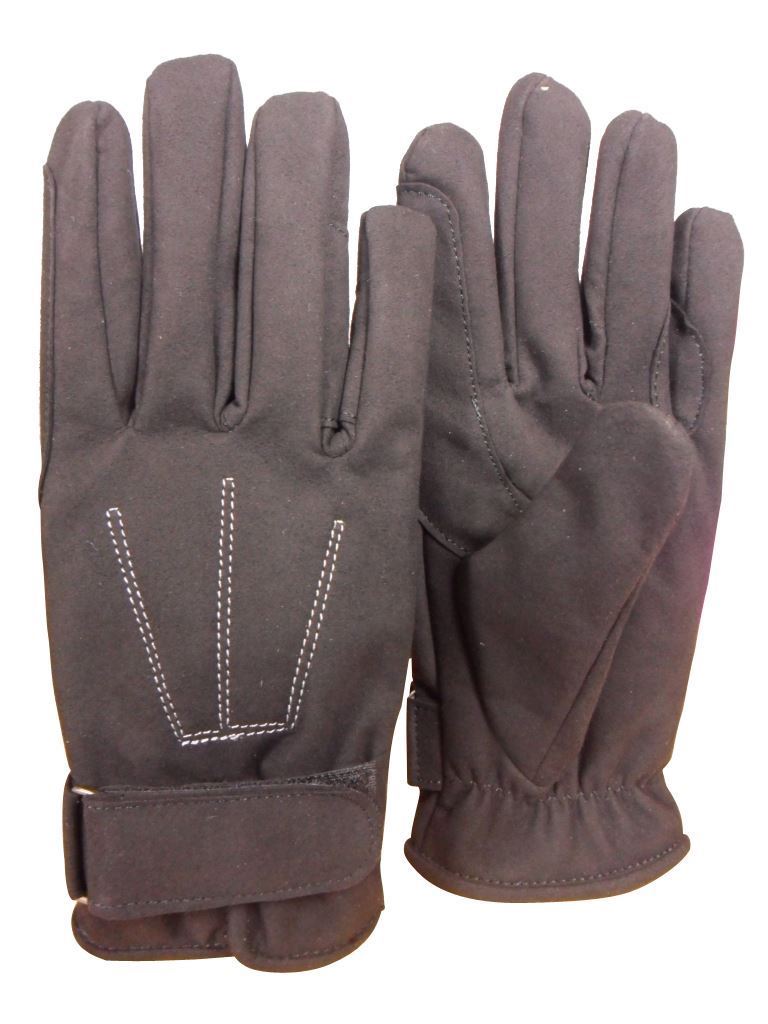 Riders Trend Adults Chaps and Gloves Set Black