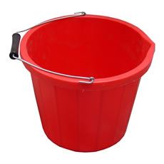 Prostable Water Bucket Red - 3 Gallon