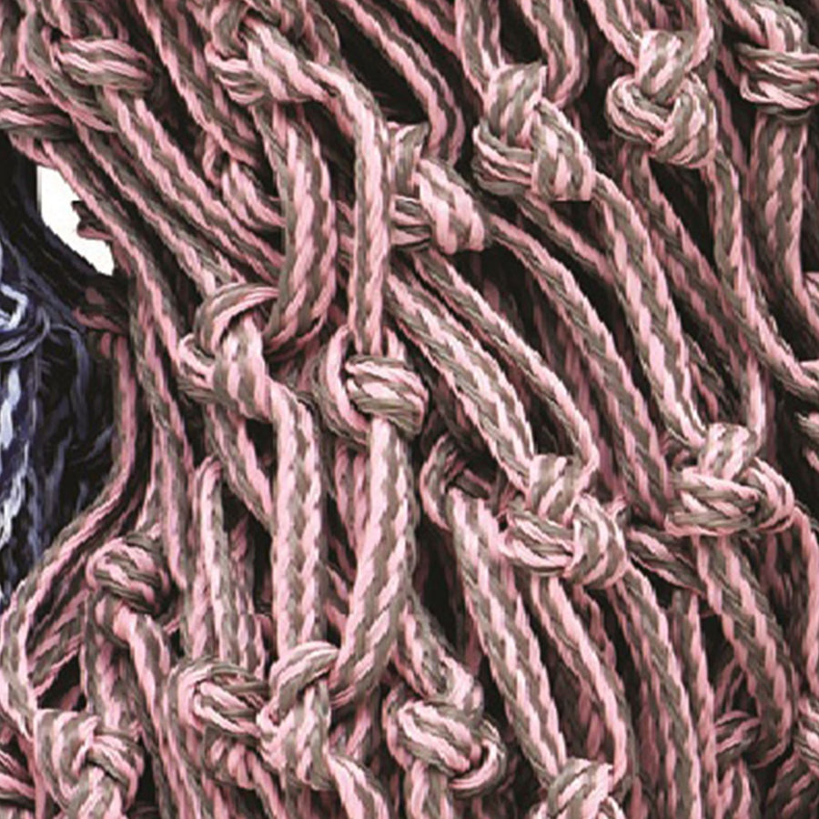 Cottage Craft Large Haylage Net Grey Pink