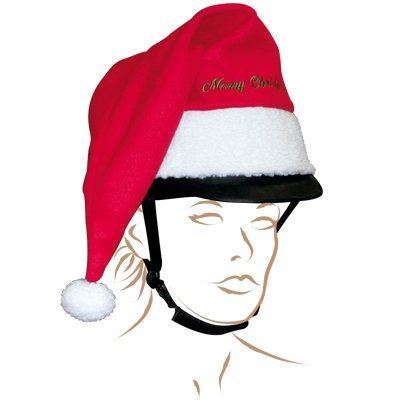 Ekkia Christmas Helmet Covvr Red