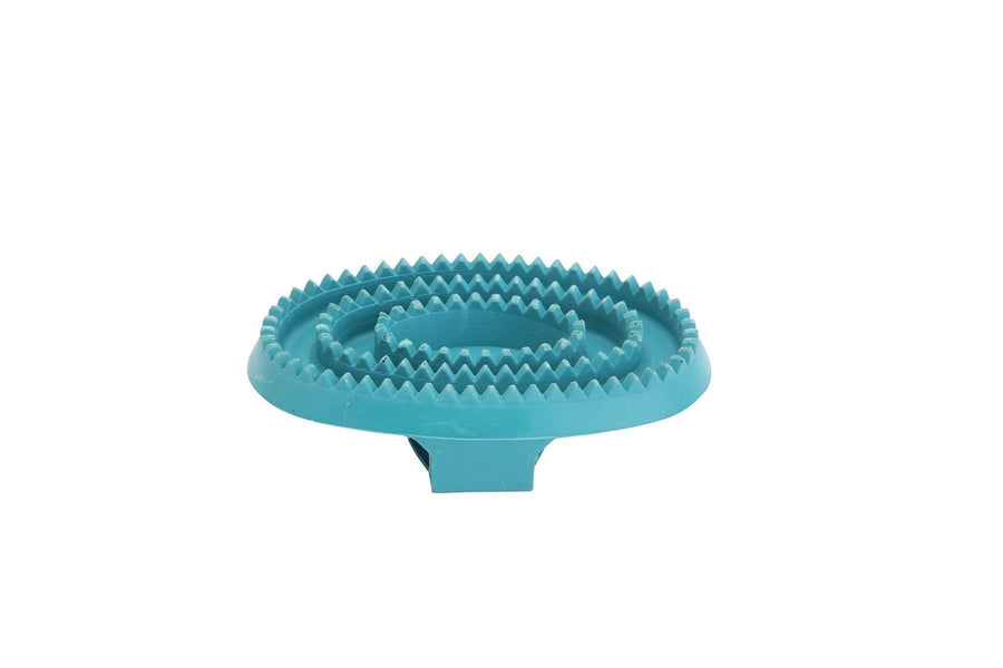 Horka Rubber Curry Comb Light Blue