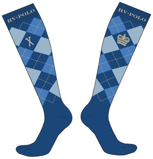 HV Polo Argile Socks Blue