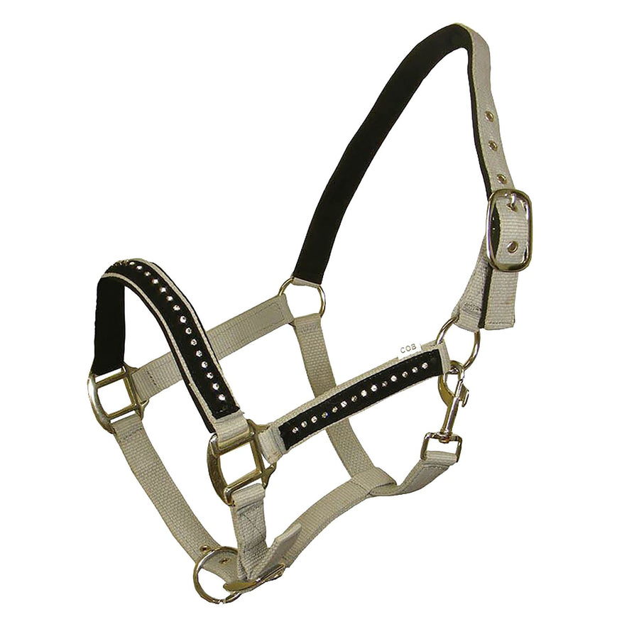 White Horse Equestrian DHC Headcollar without Leadrope Grey