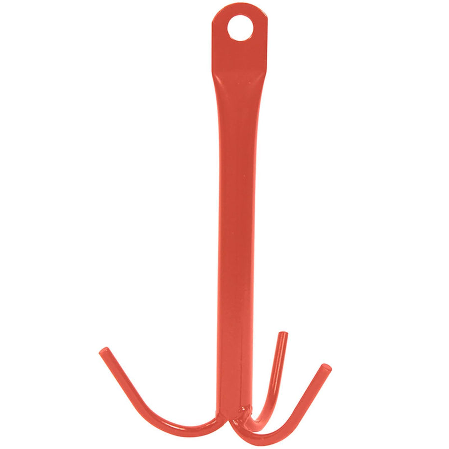 534 Three Prong Tack Hooks Red