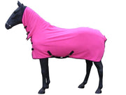 White Horse Equestrian Full Neck Fleece Rug Hot Pink