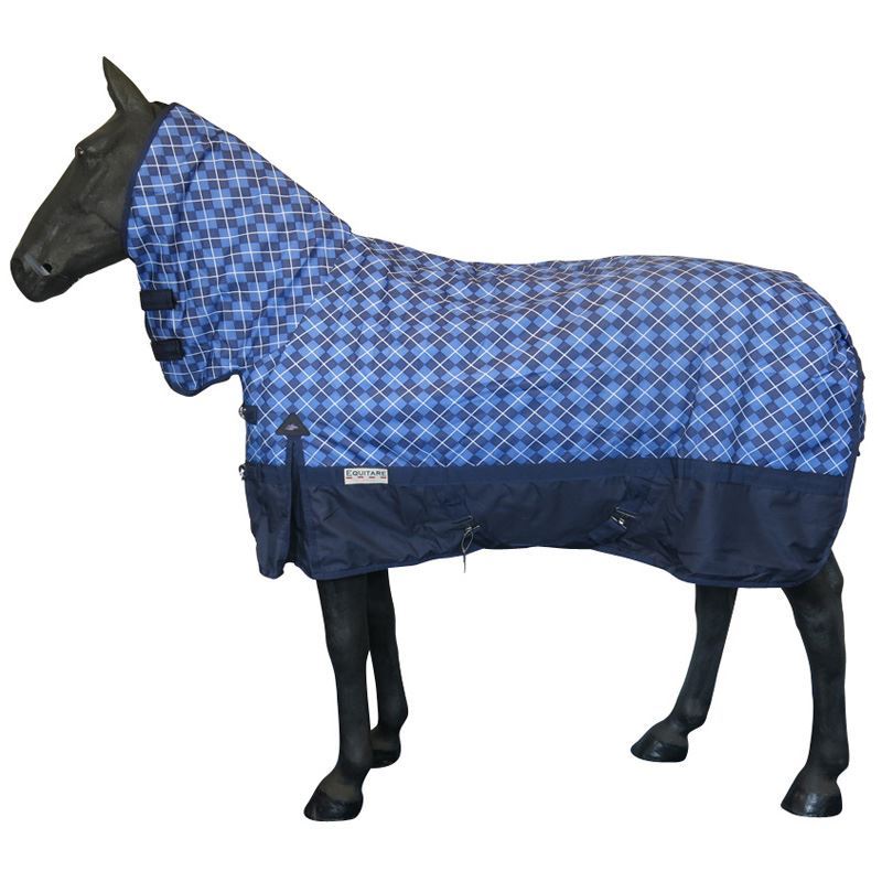 White Horse Equestrian Equitaire Rug Medium Blue