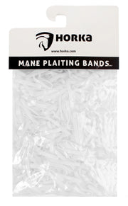 Horka Mane 'Plaiting Bands' Grooming Accessories White