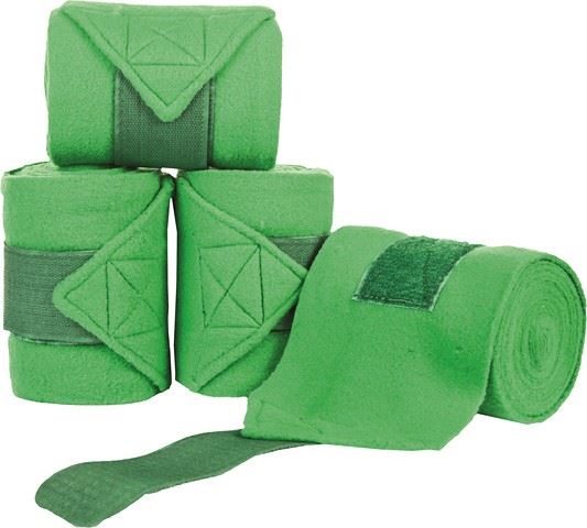 HKM Polar Fleece Bandages Bright Green