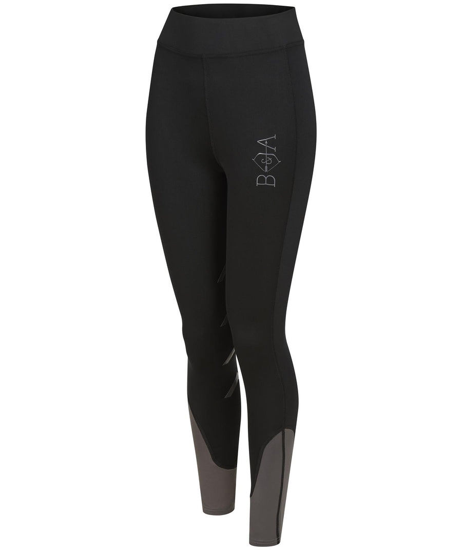 Bow And Arrow Tabah Riding Leggings Black and Grey