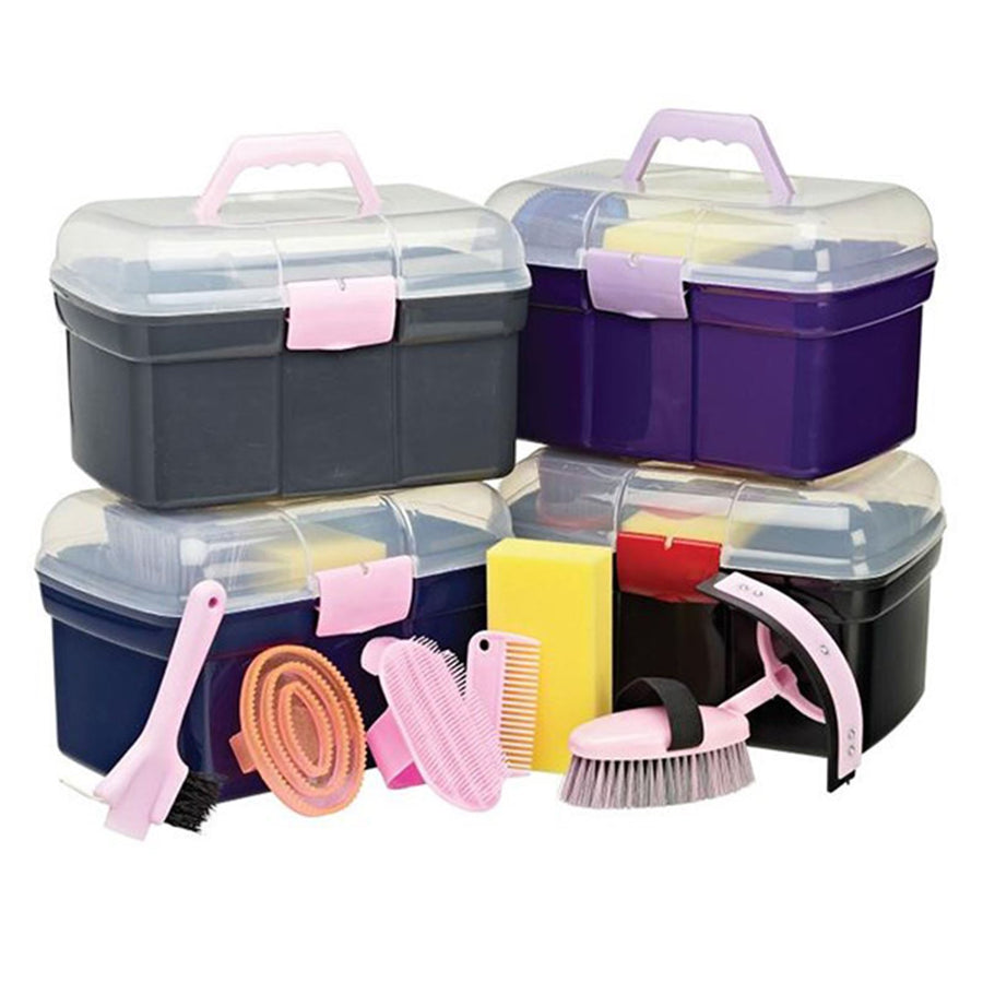 Cottage Craft Grooming Box Grey/Pink