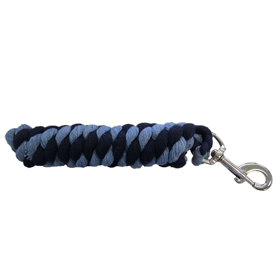 White Horse Equestrian Lizzi 2Meter Leadrope Navy/Sky Blue