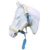 White Horse Equestrian Elegant Headcollar Ice Blue