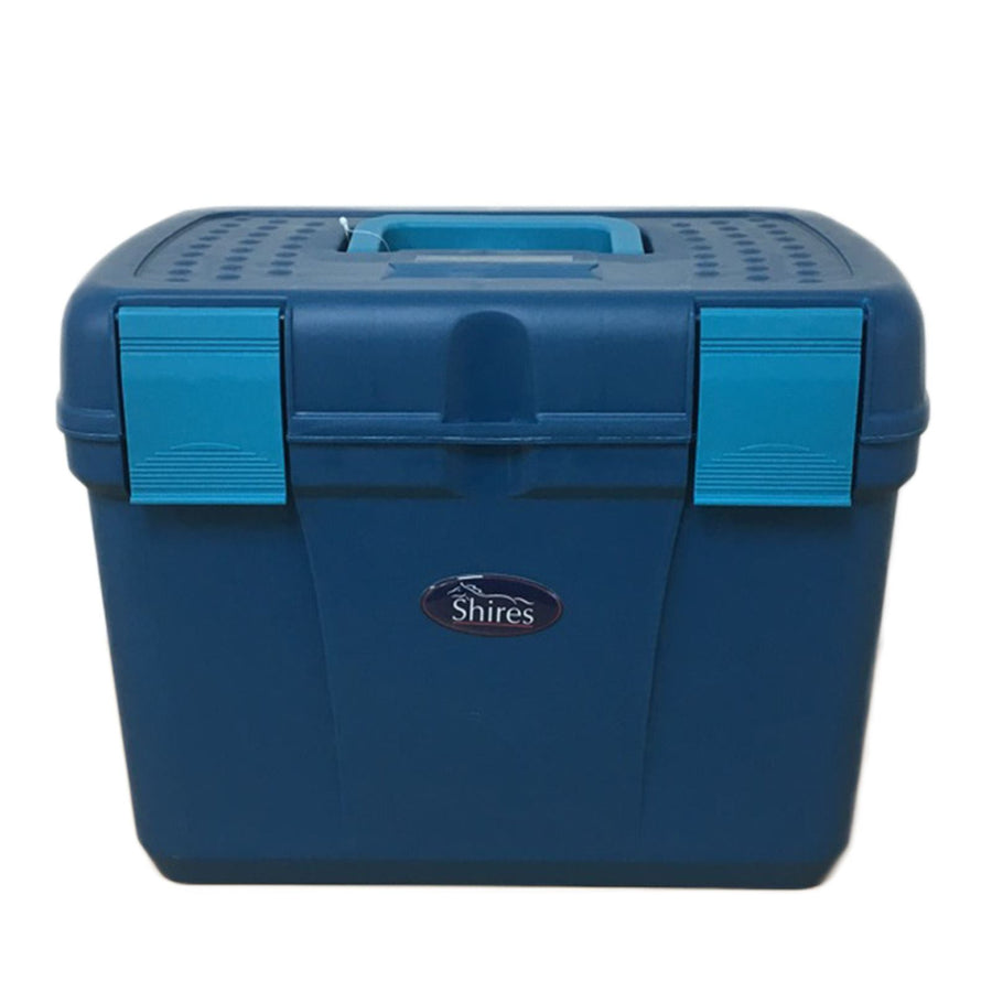 Shires Deluxe Grooming Box Petrol/Turquoise