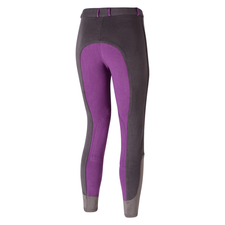 Bow & Arrow Day Breeches Charcoal/Purple