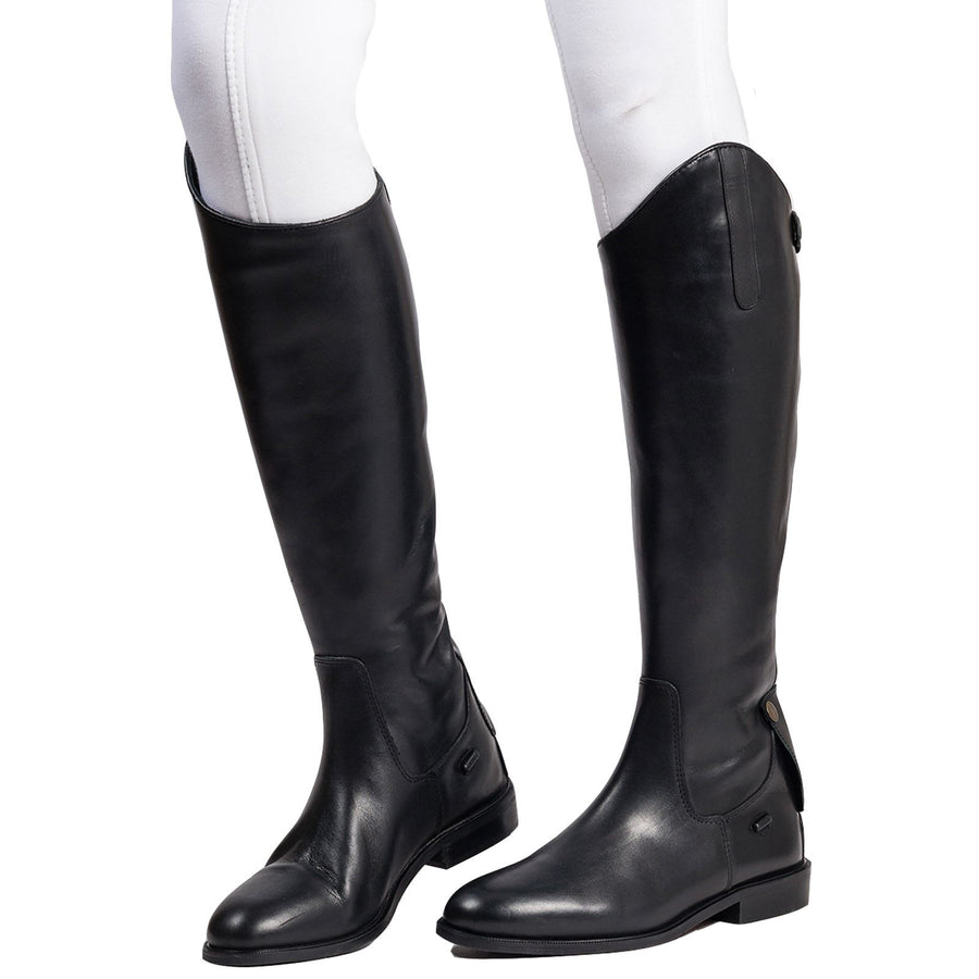 White Horse Equestrian Belmont Boots Dressage Black